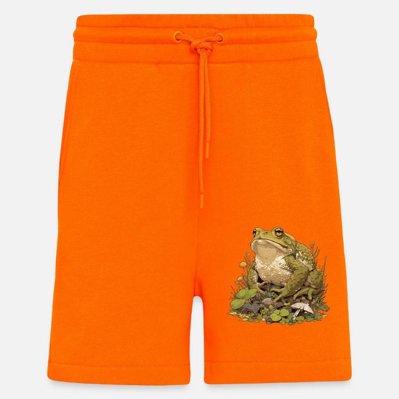 Toad Kröten Kröte - Shorts - made by SPREAD - SUNSET ORANGE