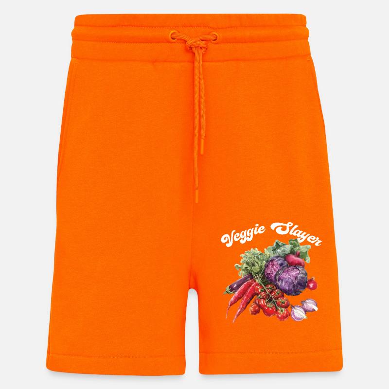 Veggie Slayer 2 - Shorts - made by SPREAD - SUNSET ORANGE