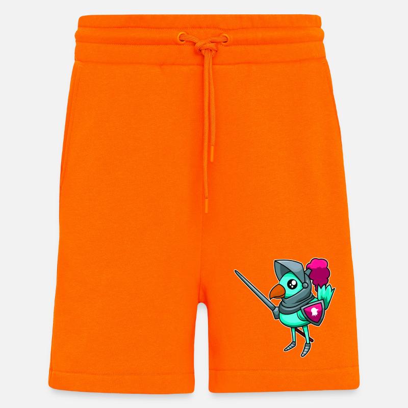 Ritterlicher Vogel - Shorts - made by SPREAD - SUNSET ORANGE