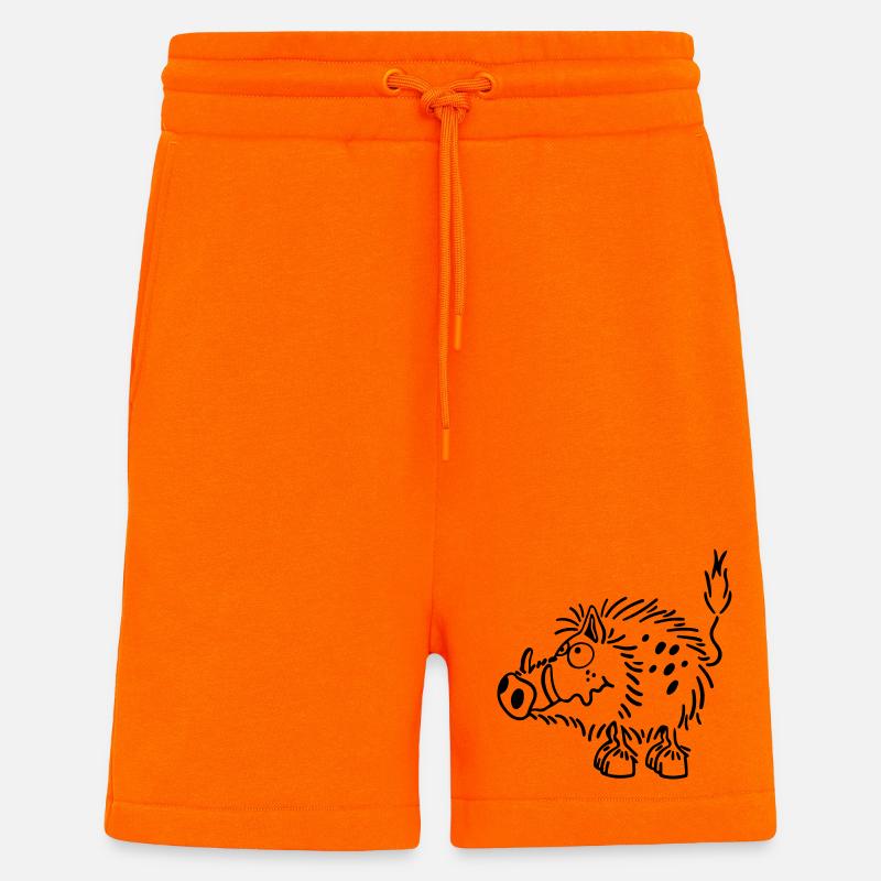 Süßes Wildschwein - Shorts - made by SPREAD - SUNSET ORANGE