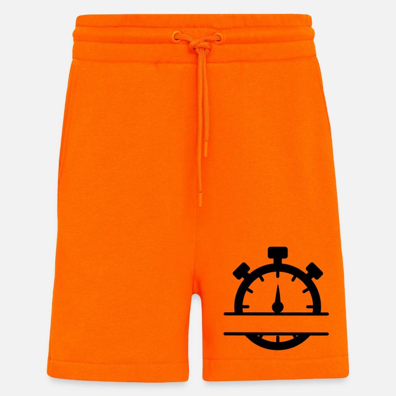 Stoppuhr mit Banner - Shorts - made by SPREAD - SUNSET ORANGE