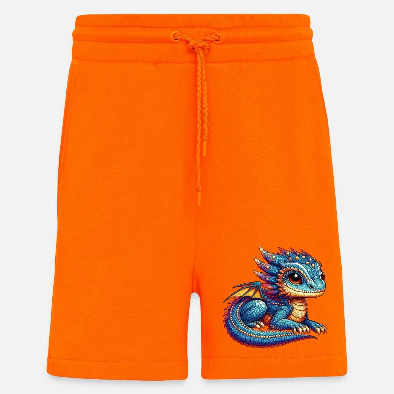 Dragon - Shorts - made by SPREAD - SUNSET ORANGE