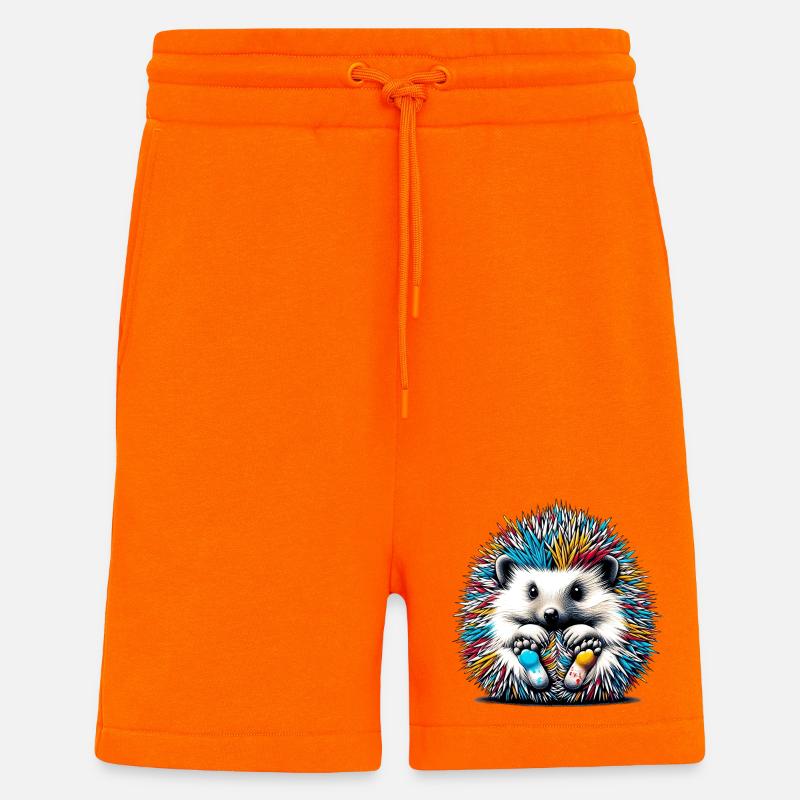 Hedgehog - Shorts - made by SPREAD - SUNSET ORANGE