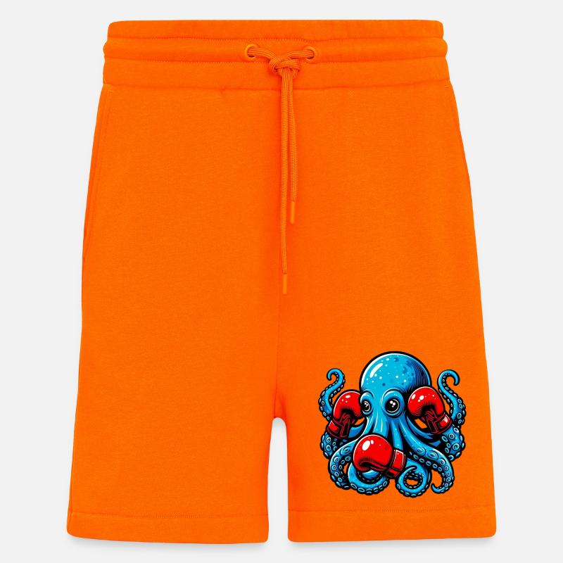 Krake - Shorts - made by SPREAD - SUNSET ORANGE