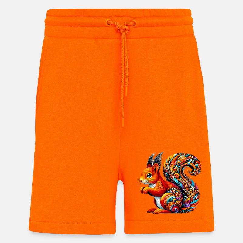 Eichhörnchen - Shorts - made by SPREAD - SUNSET ORANGE