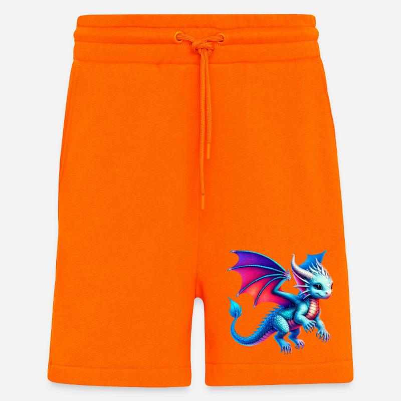 Drache - Shorts - made by SPREAD - SUNSET ORANGE