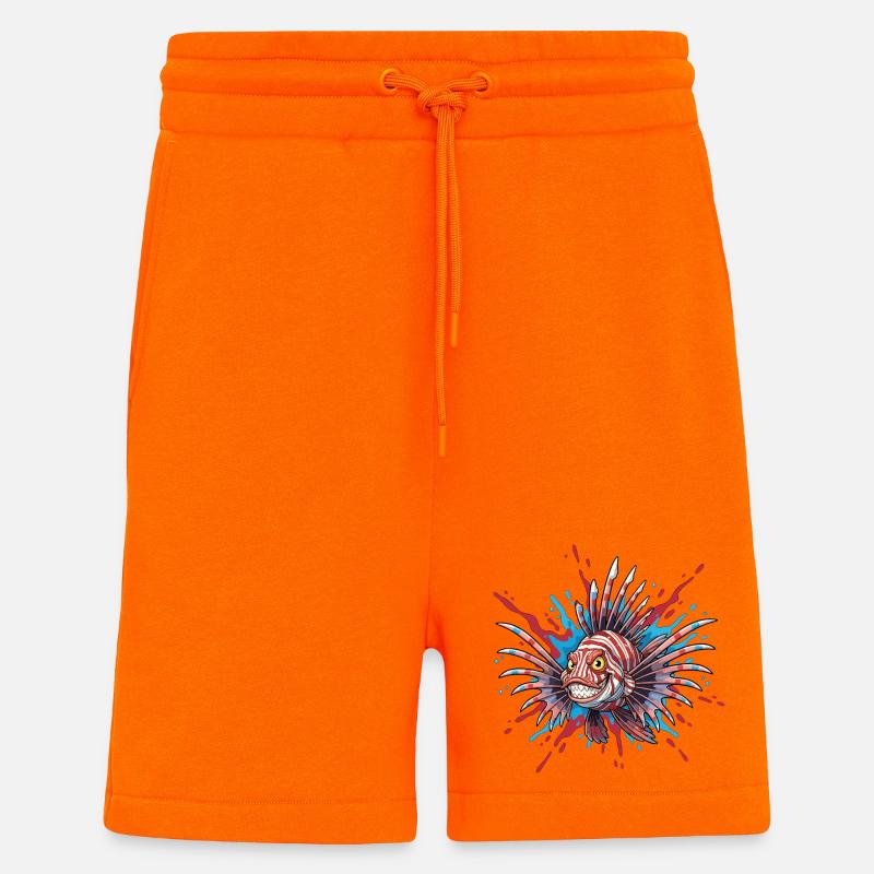 Stachelfisch mit Buntakzent - Shorts - made by SPREAD - SUNSET ORANGE