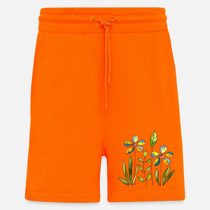 Blumen - Shorts - made by SPREAD - SUNSET ORANGE
