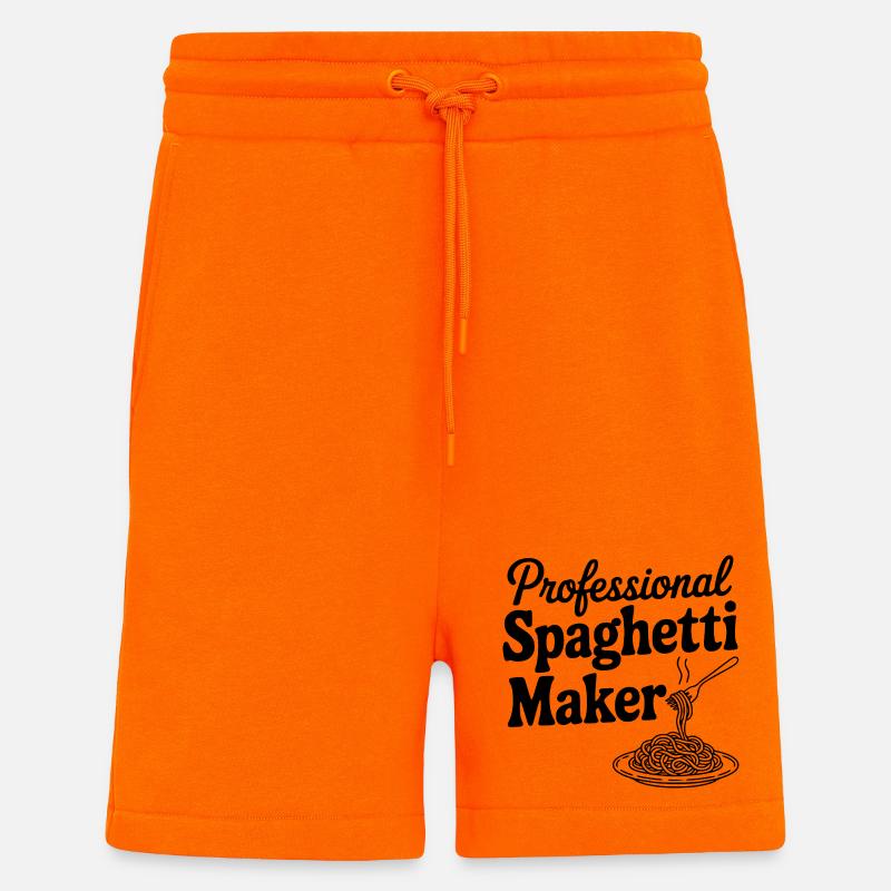 Professional Spaghetti Maker - Shorts - made by SPREAD - SUNSET ORANGE