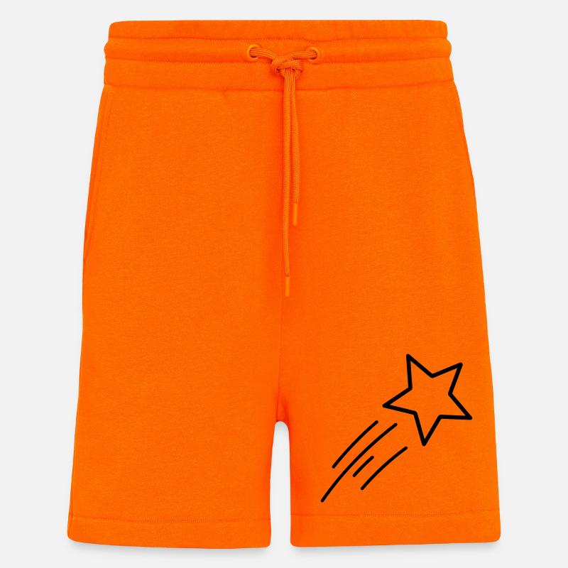 shooting star - Shorts - made by SPREAD - SUNSET ORANGE