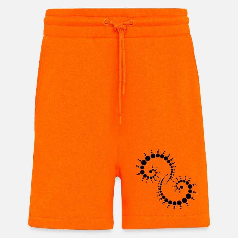 fossil2 - Short bio décontracté fabriqué en UE - SUNSET ORANGE