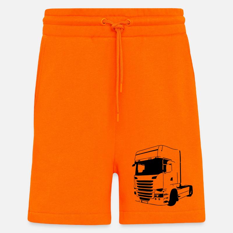  Vabis V8 - Short bio décontracté fabriqué en UE - SUNSET ORANGE