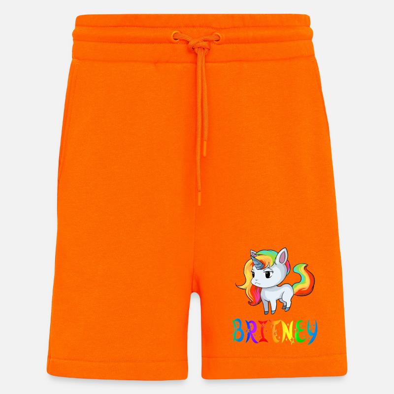 Unicorn Britney - Shorts - made by SPREAD - SUNSET ORANGE