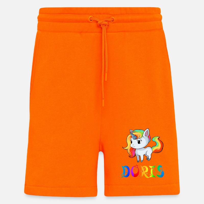 Einhorn Doris - Shorts - made by SPREAD - SUNSET ORANGE