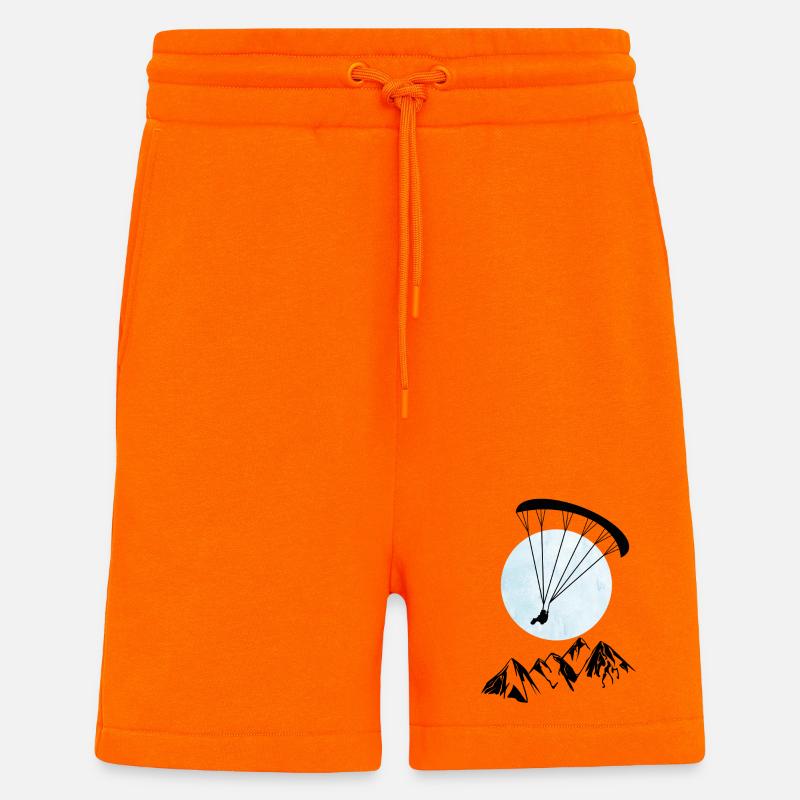 Paragliding über Berge - Shorts - made by SPREAD - SUNSET ORANGE