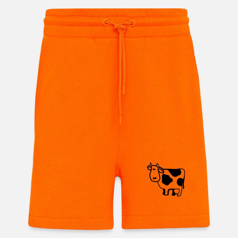Kuh - Shorts - made by SPREAD - SUNSET ORANGE