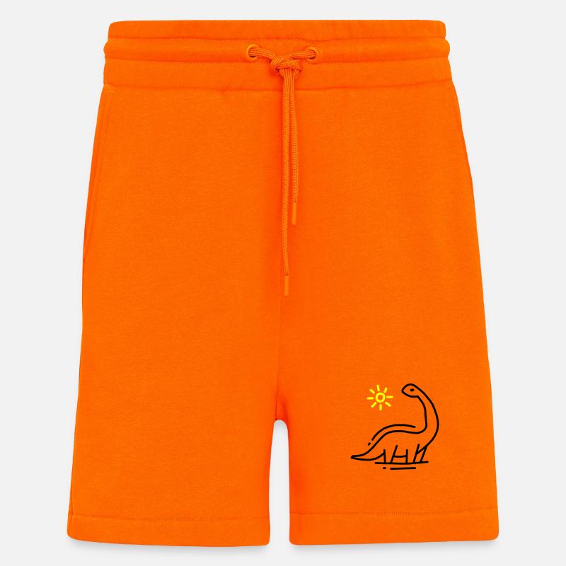 Dinosaurier - Shorts - made by SPREAD - SUNSET ORANGE
