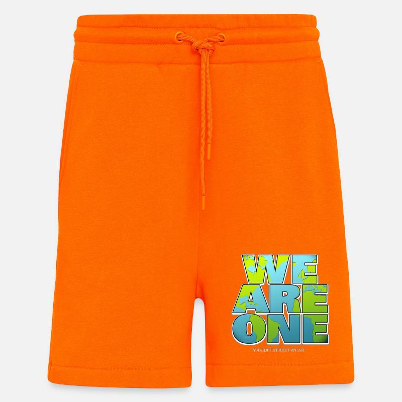 We are One - Shorts - made by SPREAD - SUNSET ORANGE