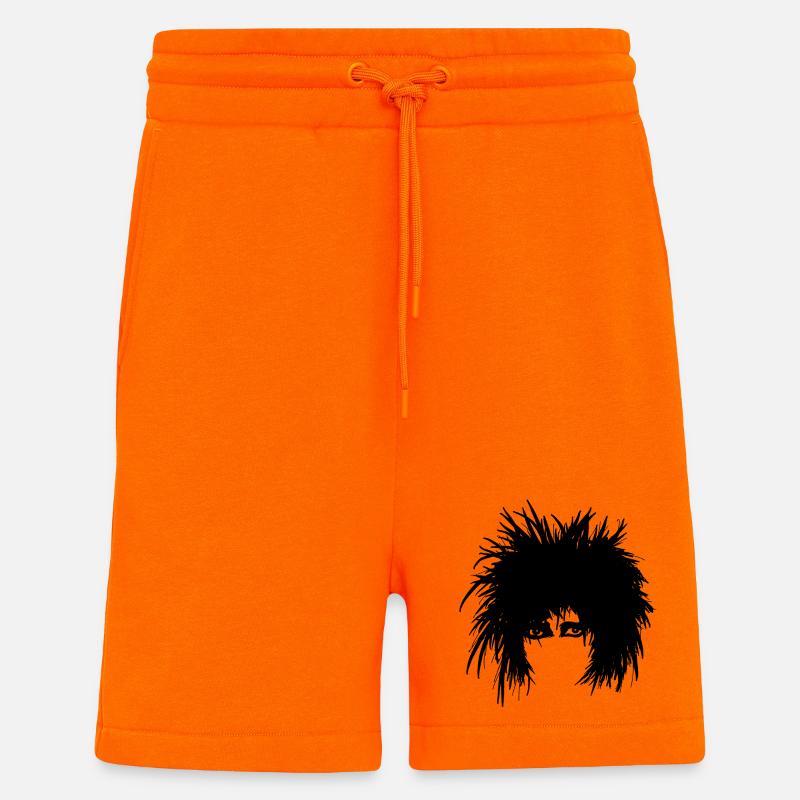 Dark Wave Electro Pop Punk 80s - Shorts - made by SPREAD - SUNSET ORANGE