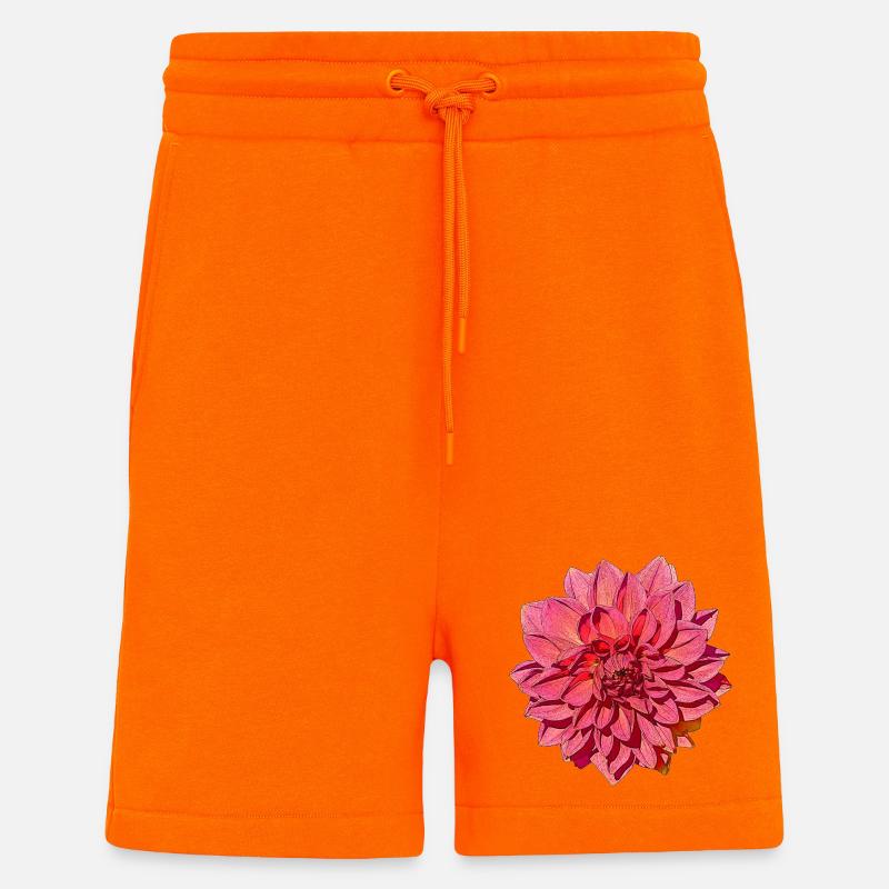 Große Dahlia - Shorts - made by SPREAD - SUNSET ORANGE