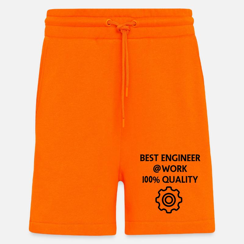 Technician and Engineer - Shorts - made by SPREAD - SUNSET ORANGE
