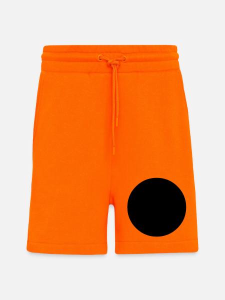 Blau-grüner Globus - Shorts - made by SPREAD - SUNSET ORANGE