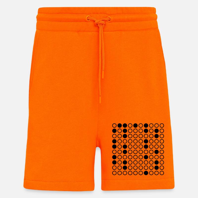 Nerdy Design "Primzahlen" bis 100 - Shorts - made by SPREAD - SUNSET ORANGE