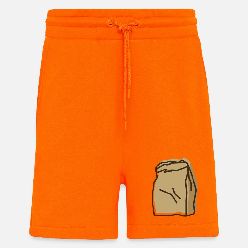Sac - offset - Short bio décontracté fabriqué en UE - SUNSET ORANGE