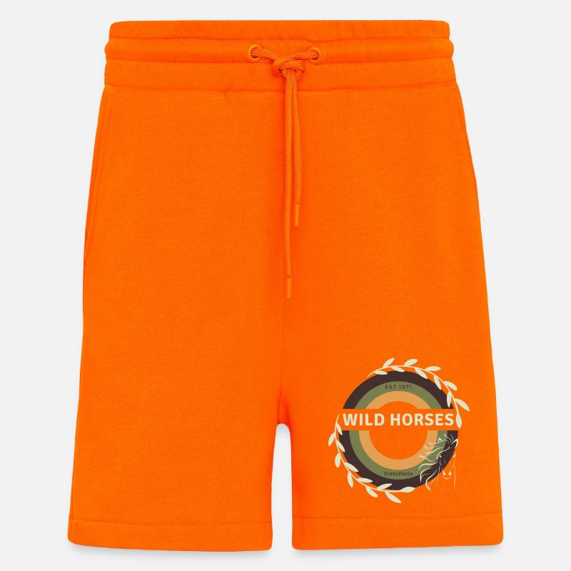 Wilde Pferde - Shorts - made by SPREAD - SUNSET ORANGE