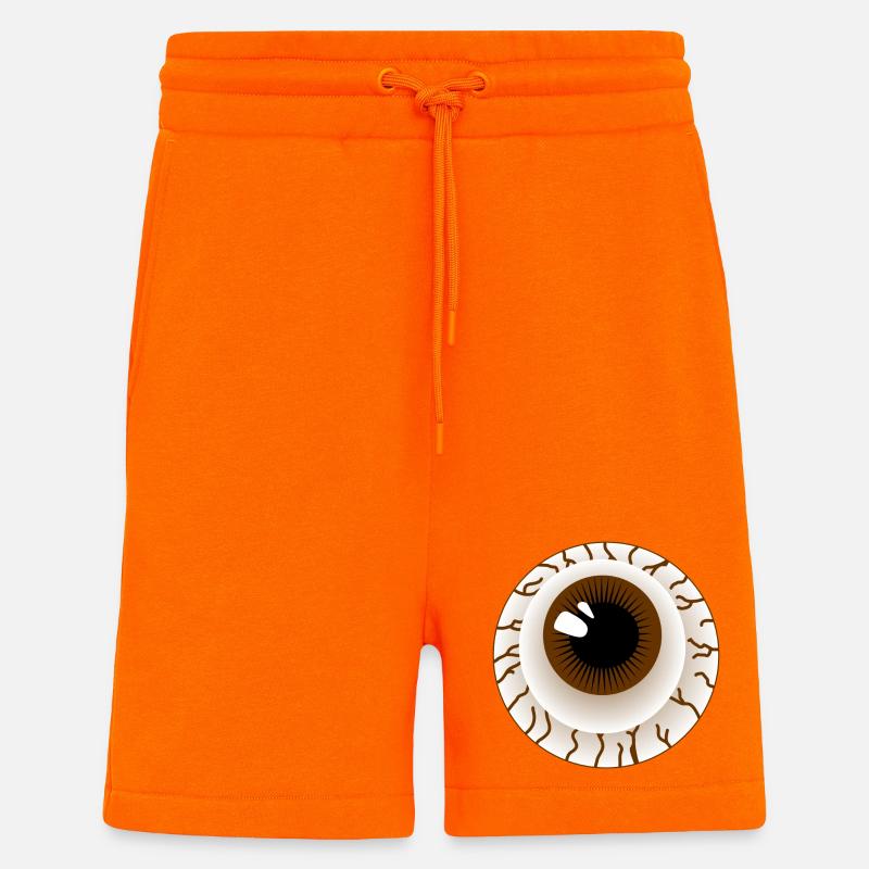 Brauner Augapfel - Shorts - made by SPREAD - SUNSET ORANGE