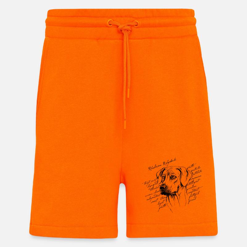 Rhodesian Ridgeback - Shorts - made by SPREAD - SUNSET ORANGE