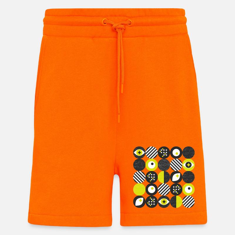 minimimalisme audacieux l points l jaune - Short bio décontracté fabriqué en UE - SUNSET ORANGE