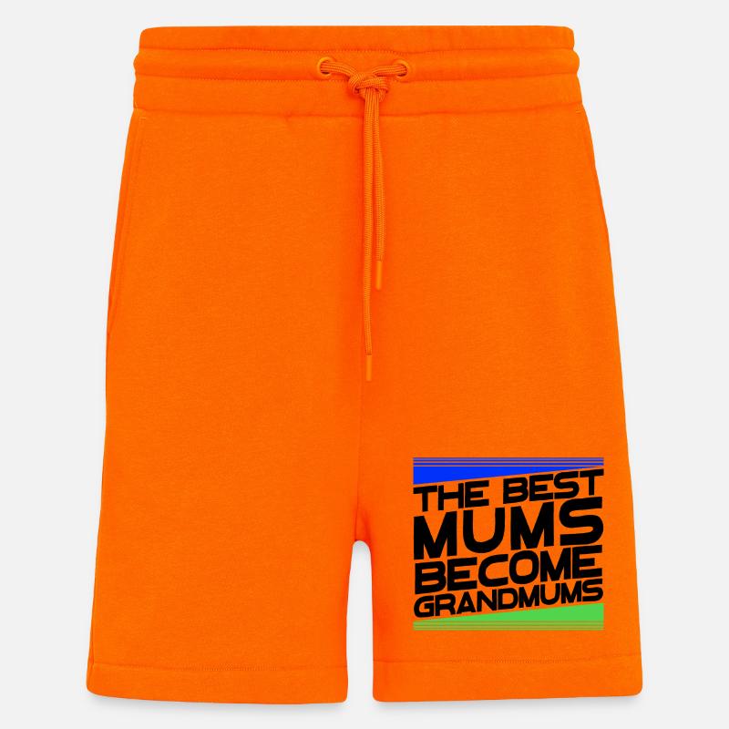 Cool Oma Statement Großmutter Glückwunsch - Shorts - made by SPREAD - SUNSET ORANGE