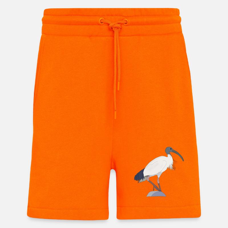 ibis bin Vogel - Shorts - made by SPREAD - SUNSET ORANGE