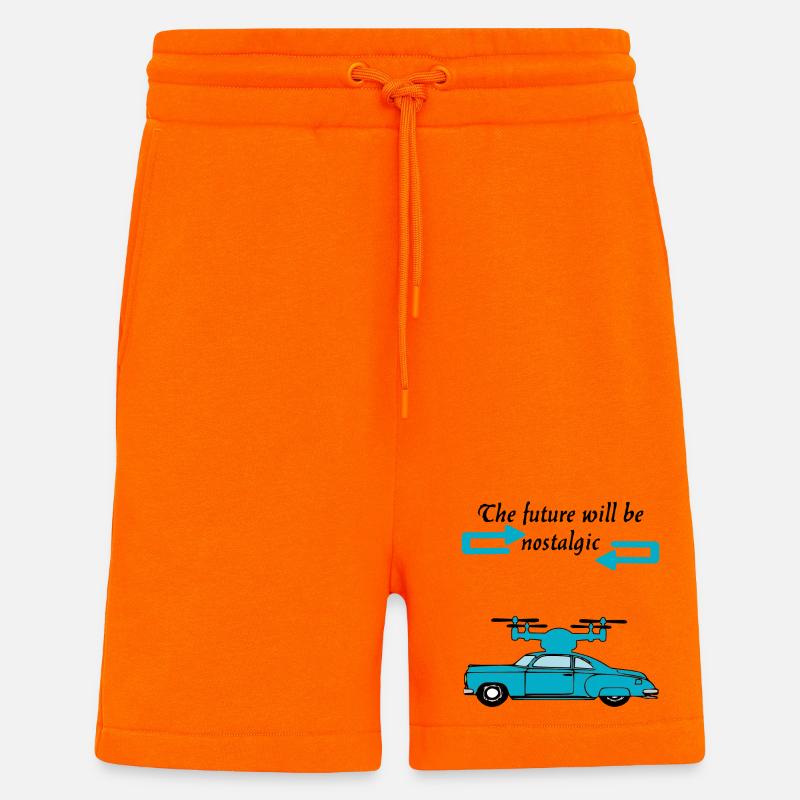 Der Futur wird nostalgisch sein - Shorts - made by SPREAD - SUNSET ORANGE