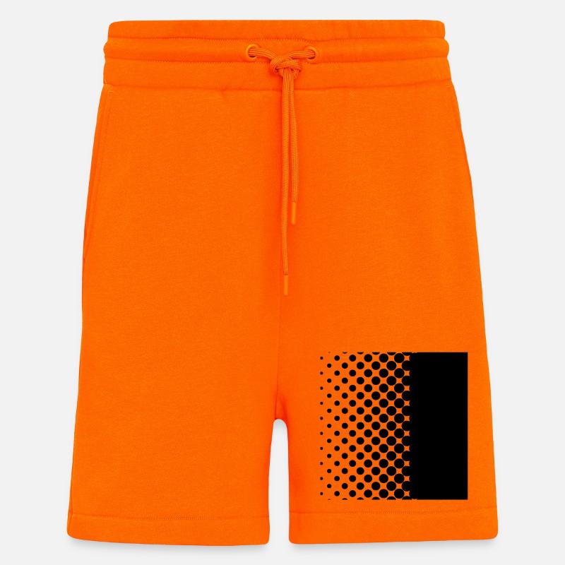 Black points - Shorts - made by SPREAD - SUNSET ORANGE