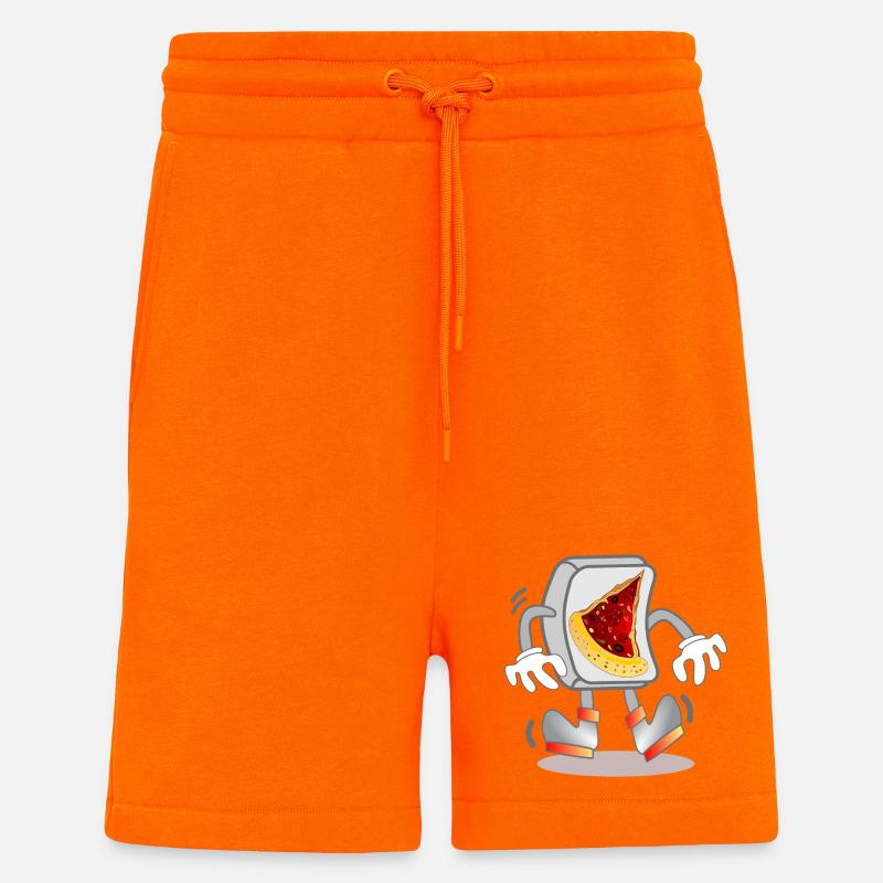 Computer - PIZZA BESTELLUNG - Shorts - made by SPREAD - SUNSET ORANGE