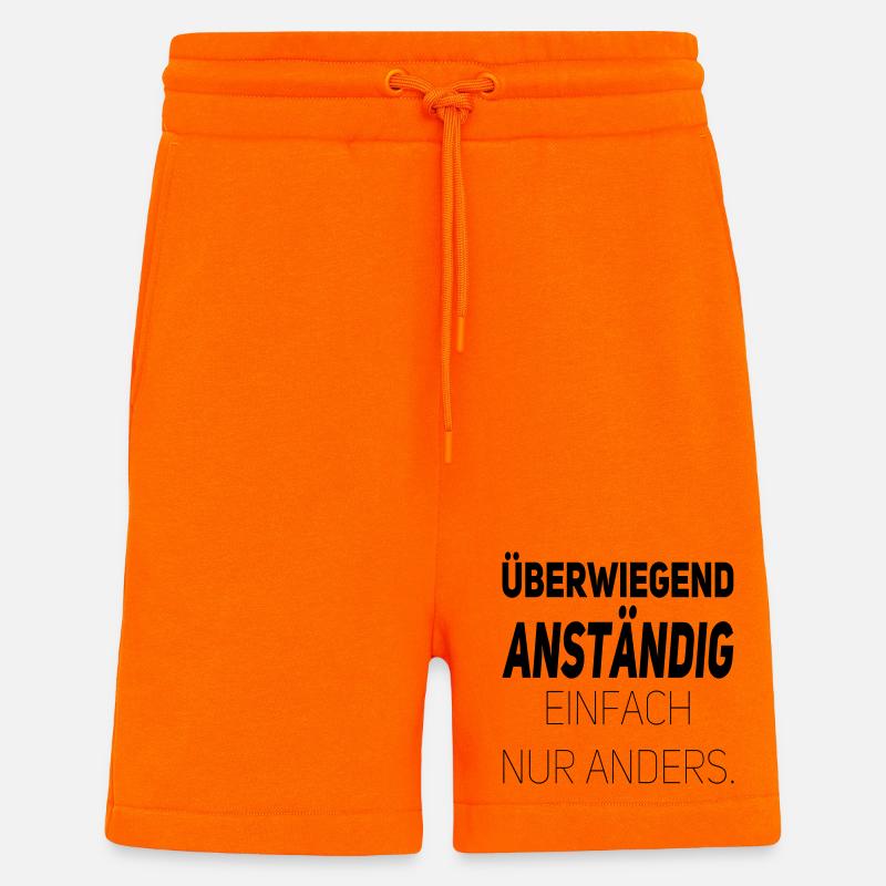 Anständig einfach nur anders - Shorts - made by SPREAD - SUNSET ORANGE