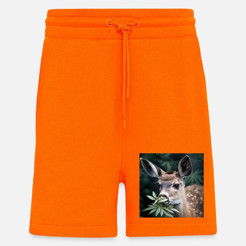 Cannabiche 07 mit Tippfehler - Shorts - made by SPREAD - SUNSET ORANGE