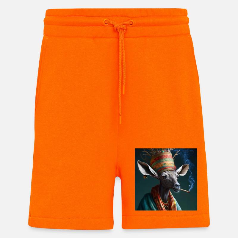 Cannabiche 01 ohne Tippfehler - Shorts - made by SPREAD - SUNSET ORANGE