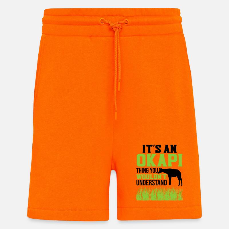 It's an Okapi - Shorts - made by SPREAD - SUNSET ORANGE