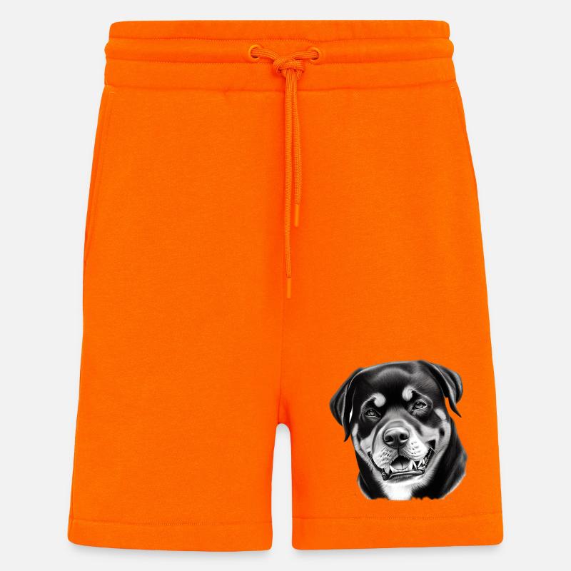 Wunderschöner Rottweiler - Shorts - made by SPREAD - SUNSET ORANGE