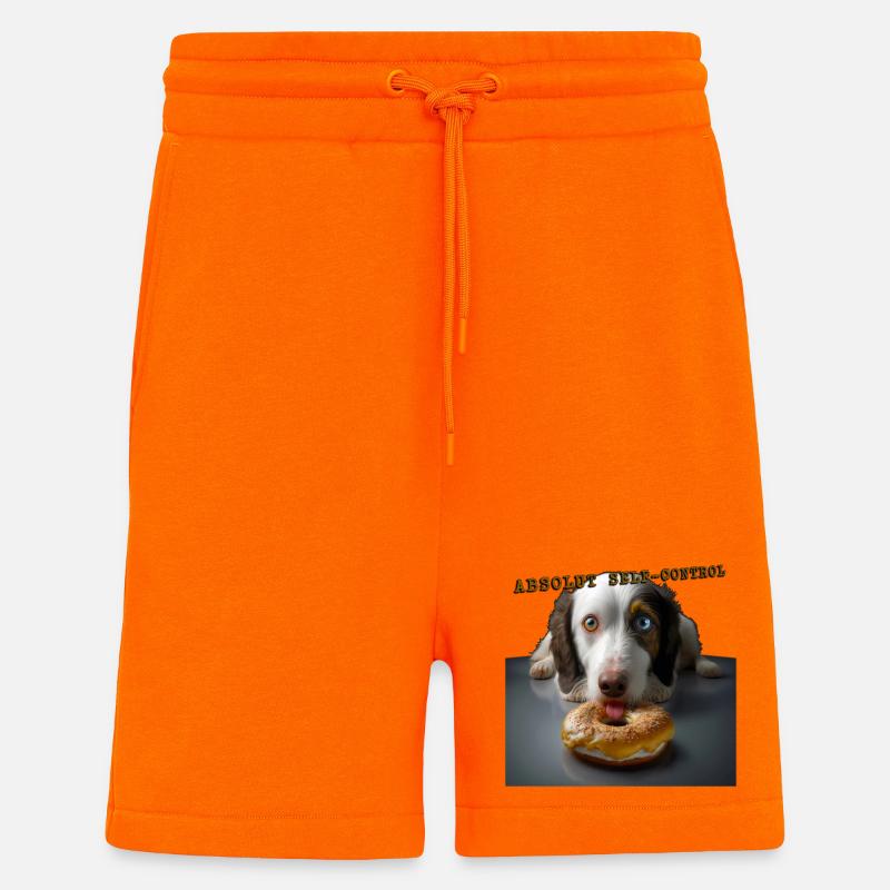Absolut Selbstkontrollhund 01 - Shorts - made by SPREAD - SUNSET ORANGE