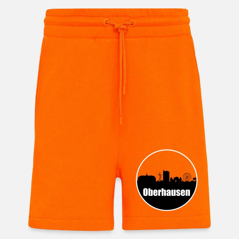 Oberhasuen Transparency Skyline - Short bio décontracté fabriqué en UE - SUNSET ORANGE