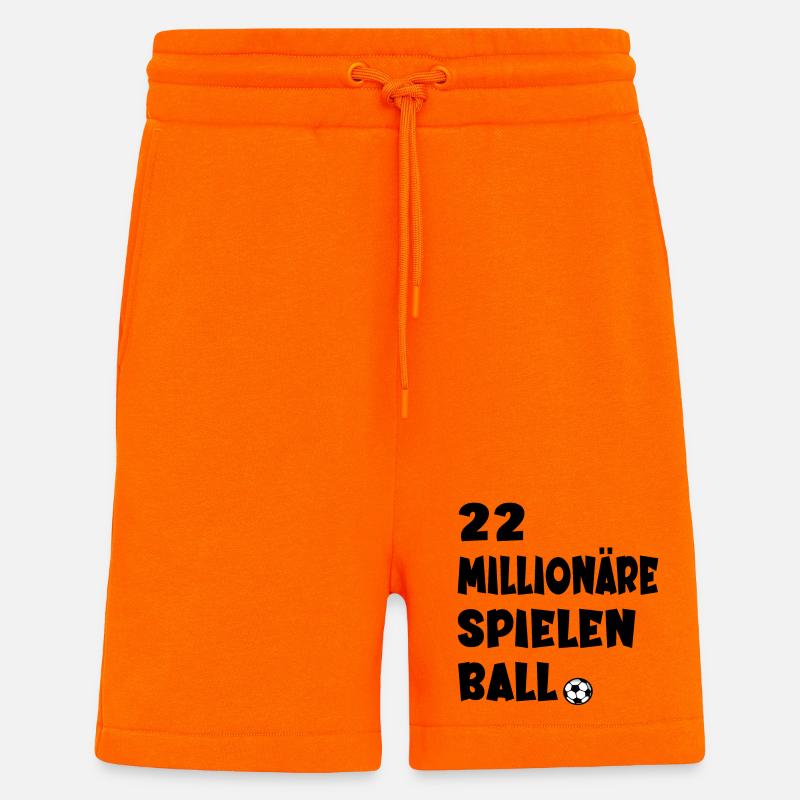 MULTI MILLIONÄRE SPIELEN BALL - Shorts - made by SPREAD - SUNSET ORANGE