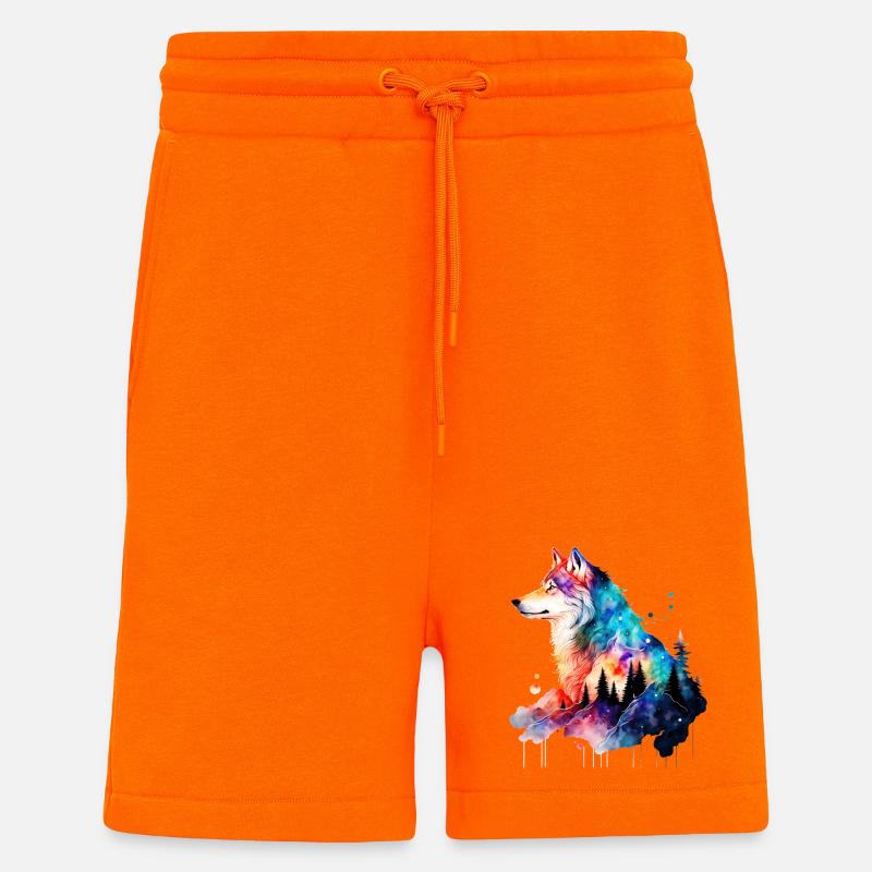 Wolf - Shorts - made by SPREAD - SUNSET ORANGE