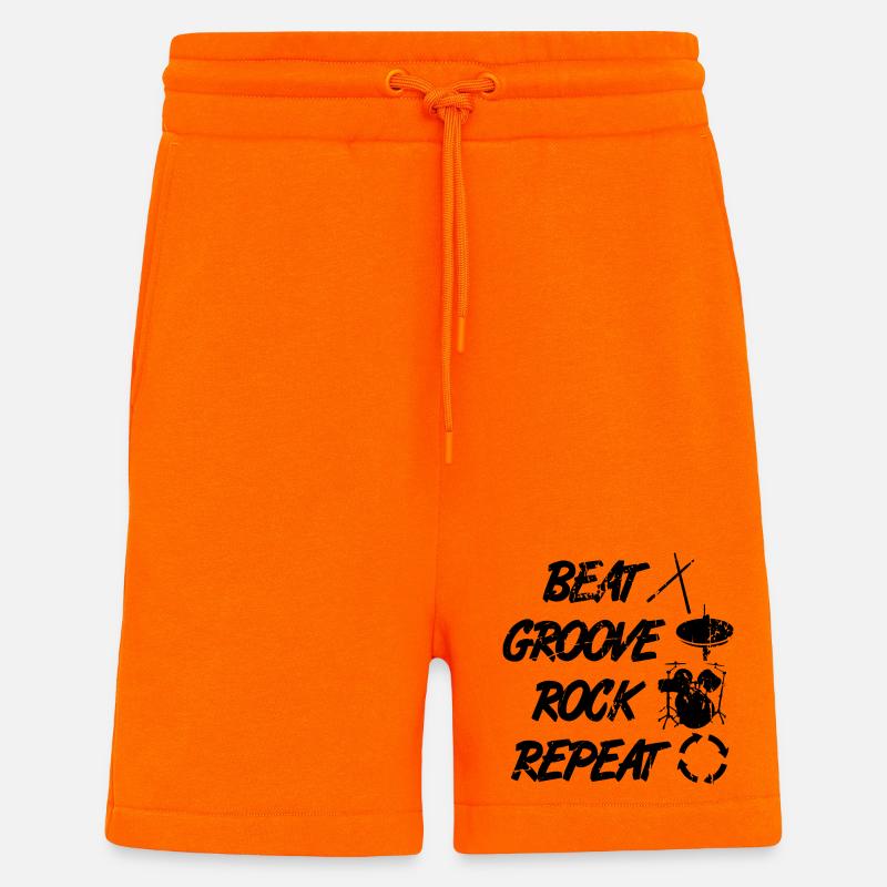 Percussion Techniques - Shorts - made by SPREAD - SUNSET ORANGE