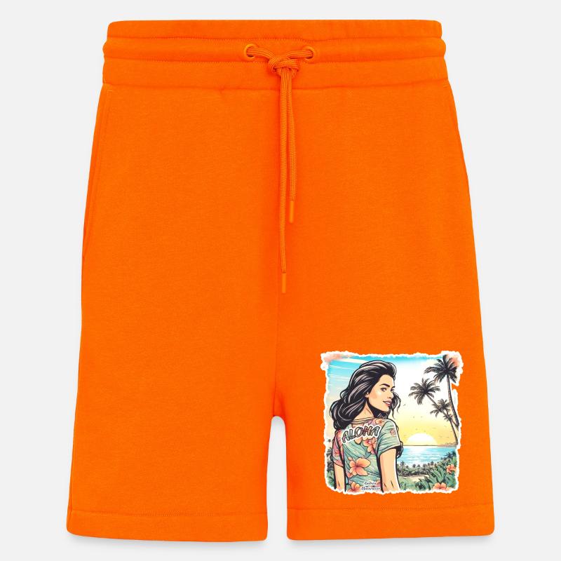 Aloha Mädchen - Shorts - made by SPREAD - SUNSET ORANGE