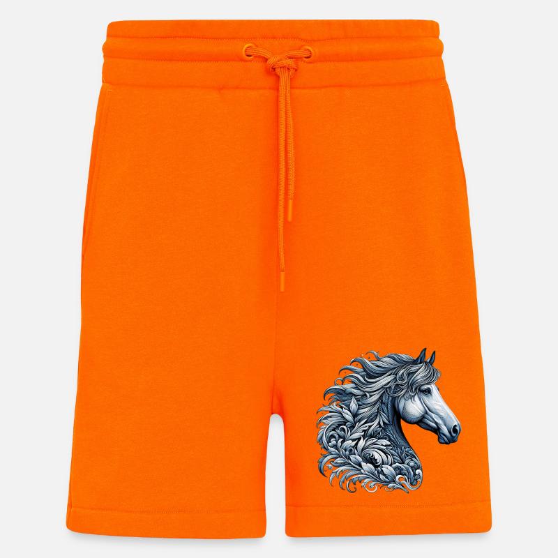 Pferd - Shorts - made by SPREAD - SUNSET ORANGE