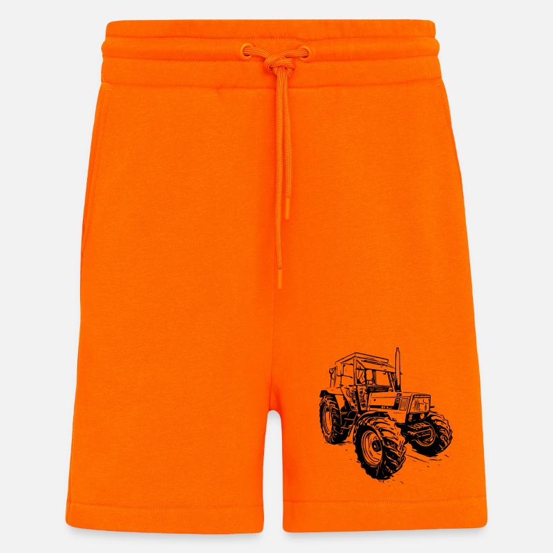Front loader - Shorts - made by SPREAD - SUNSET ORANGE